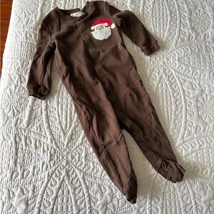 Brown Santa Kids One Piece